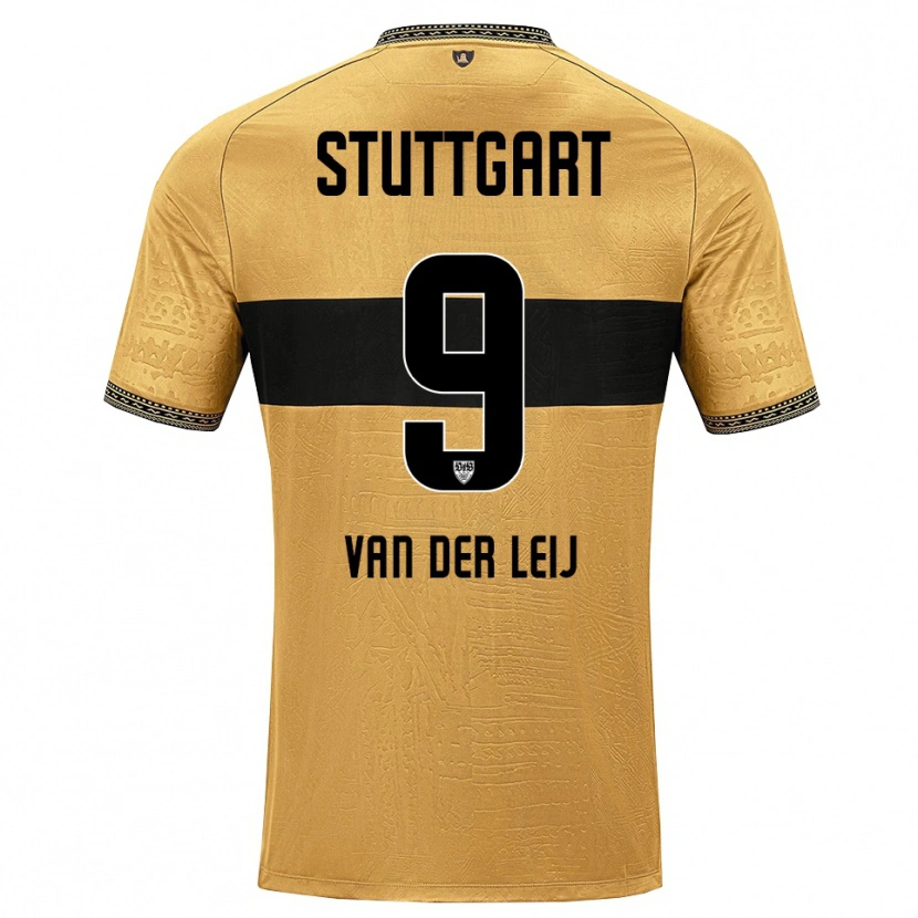 Danxen Mujer Camiseta Tim Van Der Leij #9 Blanco Negro Marrón 2ª Equipación 2026/27 La Camisa
