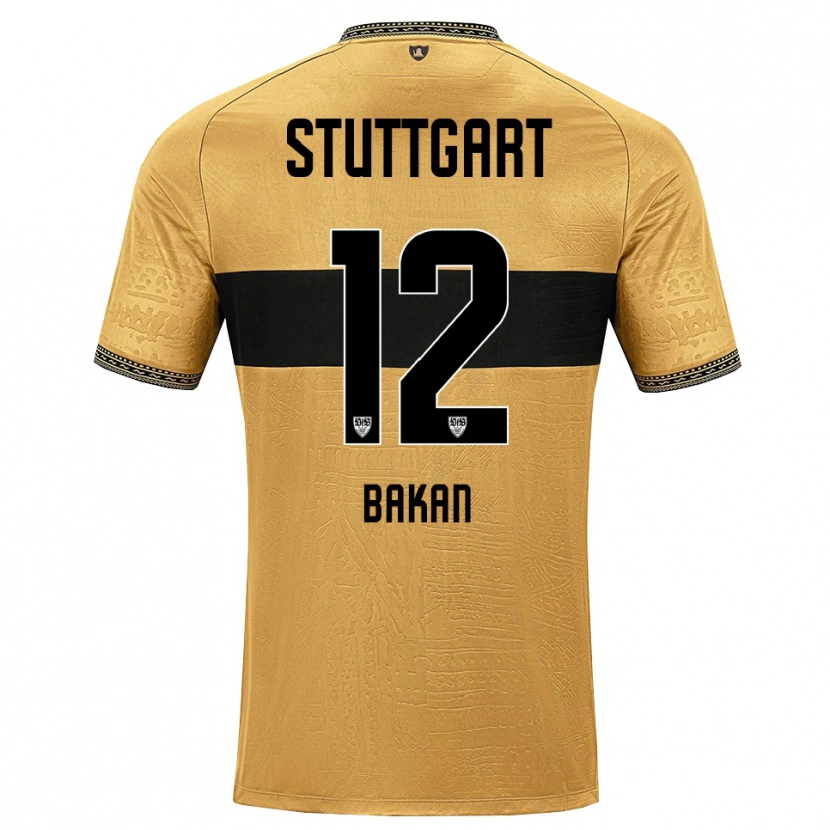 Danxen Mujer Camiseta Eren Bakan #12 Blanco Negro Marrón 2ª Equipación 2026/27 La Camisa