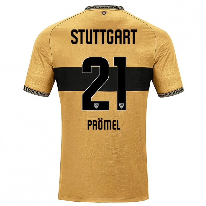 Danxen Mujer Camiseta Grischa Prömel #21 Blanco Negro Marrón 2ª Equipación 2026/27 La Camisa