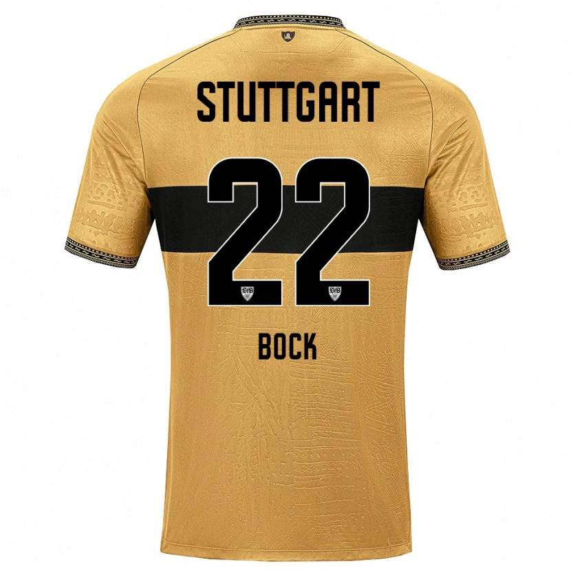 Danxen Mujer Camiseta Julian Bock #22 Blanco Negro Marrón 2ª Equipación 2026/27 La Camisa