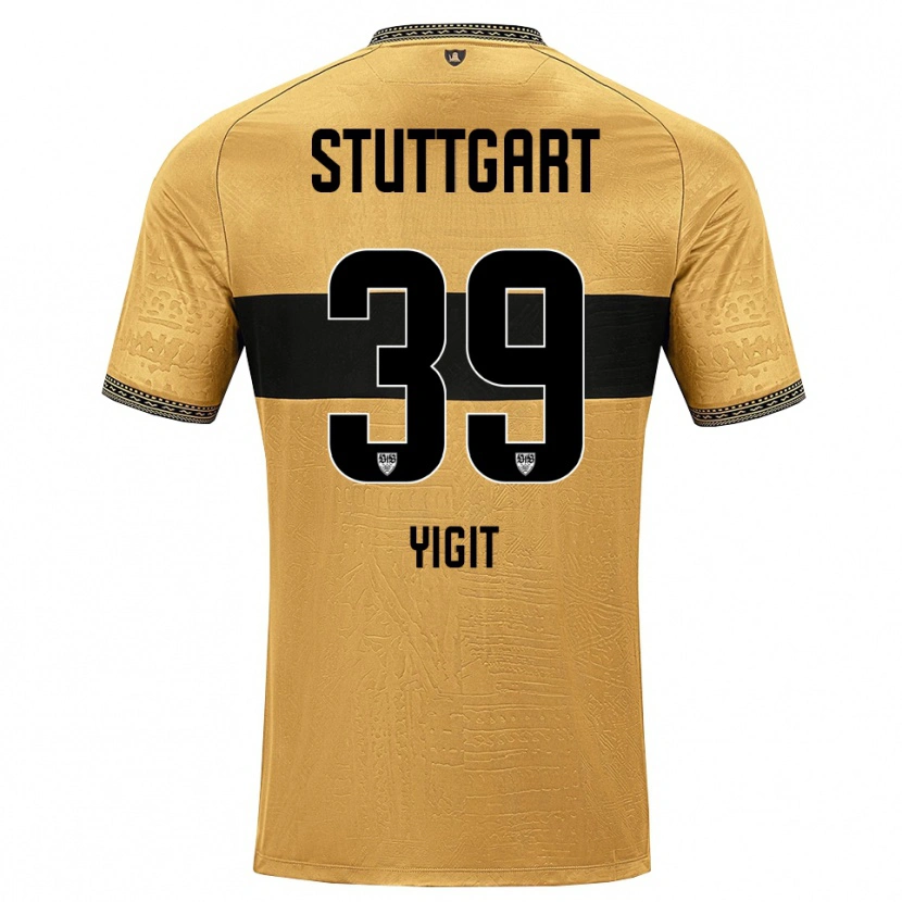 Danxen Mujer Camiseta Ertugrul Yigit #39 Blanco Negro Marrón 2ª Equipación 2026/27 La Camisa