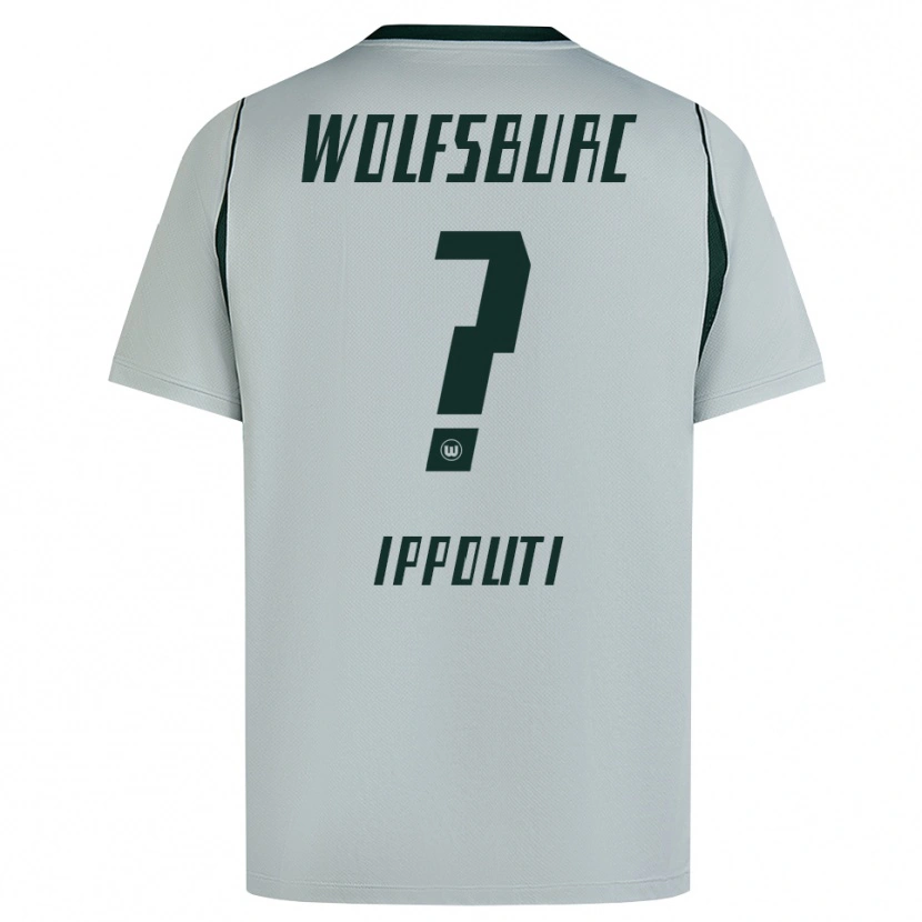 Danxen Mujer Camiseta Mario Ippoliti #0 Verde Gris 2ª Equipación 2026/27 La Camisa