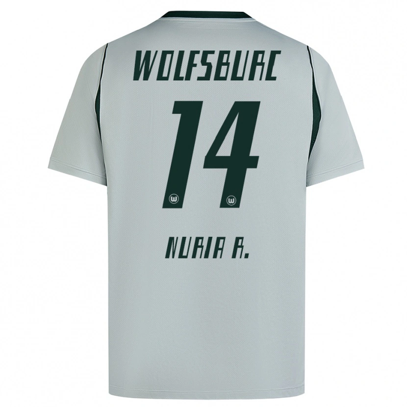Danxen Mujer Camiseta Nuria Rabano #14 Verde Gris 2ª Equipación 2026/27 La Camisa
