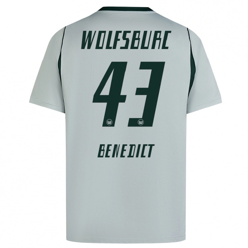 Danxen Mujer Camiseta Trevor Benedict #43 Verde Gris 2ª Equipación 2026/27 La Camisa
