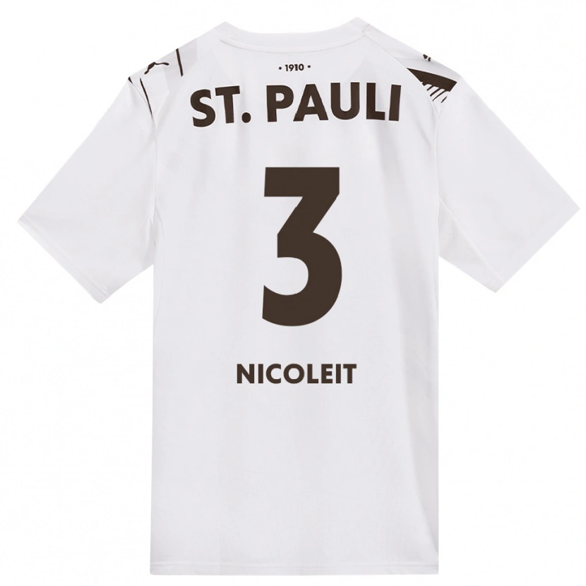 Danxen Mujer Camiseta Gianna Nicoleit #3 Café Blanco Rojo 2ª Equipación 2026/27 La Camisa