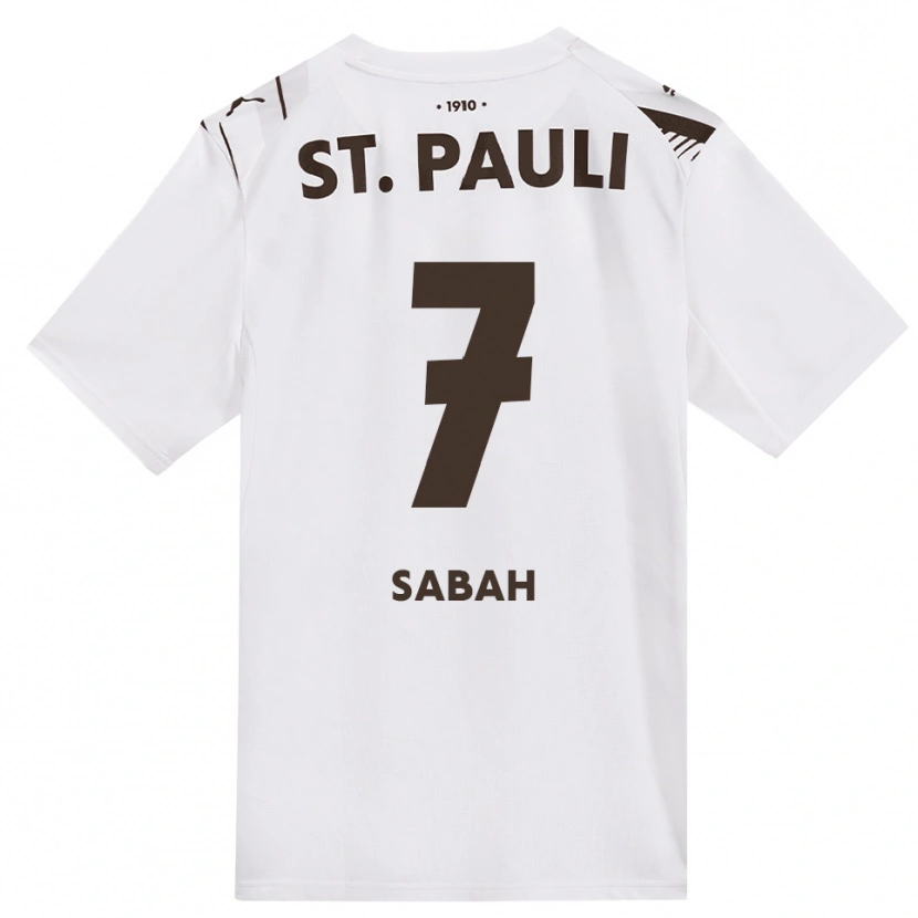 Danxen Mujer Camiseta Haron Sabah #7 Café Blanco Rojo 2ª Equipación 2026/27 La Camisa