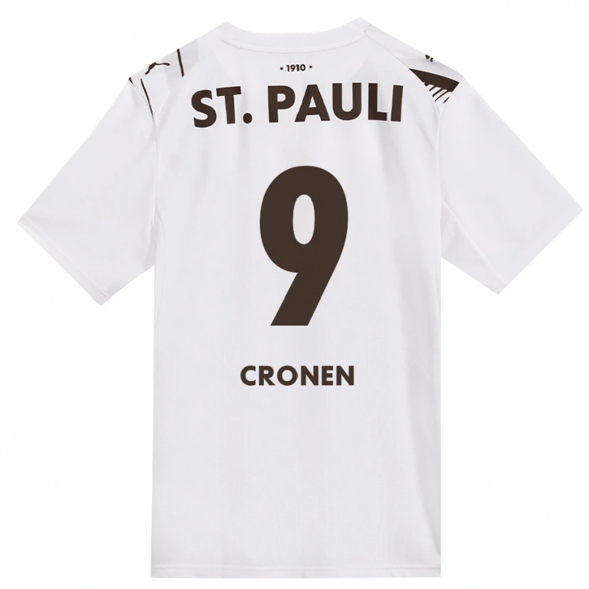 Danxen Mujer Camiseta Florian Cronen #9 Café Blanco Rojo 2ª Equipación 2026/27 La Camisa