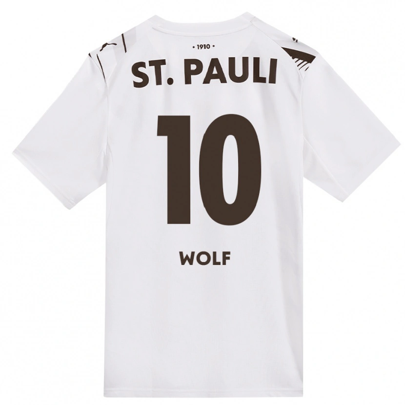 Danxen Mujer Camiseta Raphael Wolf #10 Café Blanco Rojo 2ª Equipación 2026/27 La Camisa