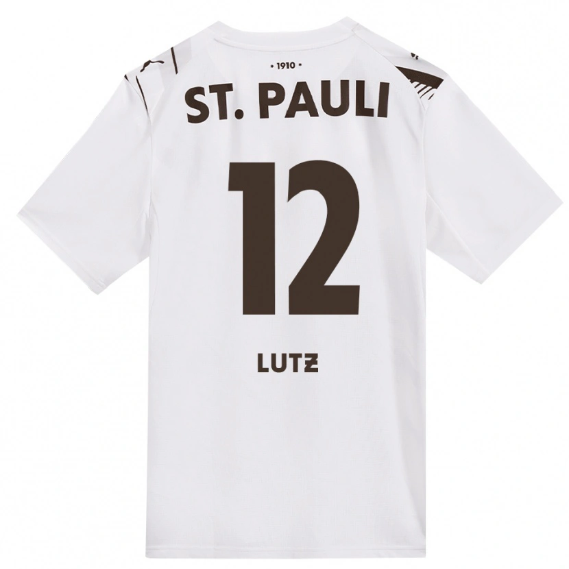 Danxen Mujer Camiseta Josefin Lutz #12 Café Blanco Rojo 2ª Equipación 2026/27 La Camisa