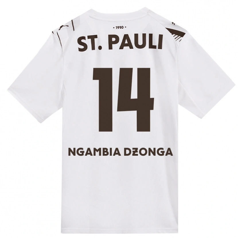 Danxen Mujer Camiseta Sisco Ngambia #14 Café Blanco Rojo 2ª Equipación 2026/27 La Camisa