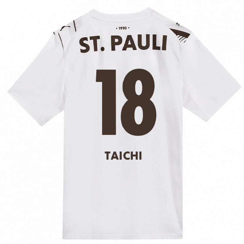 Danxen Mujer Camiseta Taichi Hara #18 Café Blanco Rojo 2ª Equipación 2026/27 La Camisa