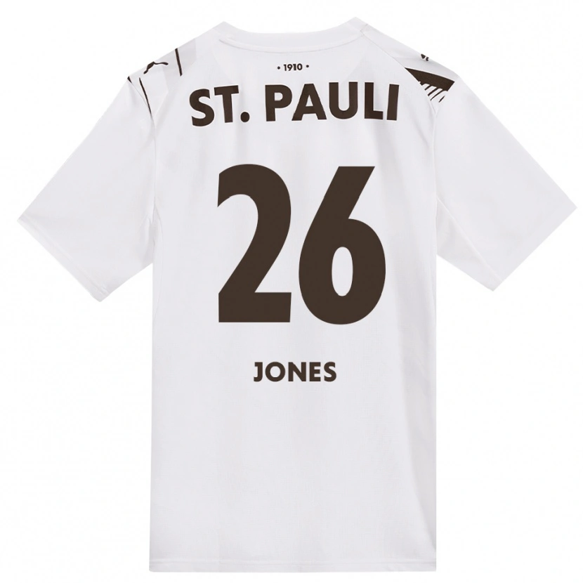 Danxen Mujer Camiseta Ricky-Jade Jones #26 Café Blanco Rojo 2ª Equipación 2026/27 La Camisa