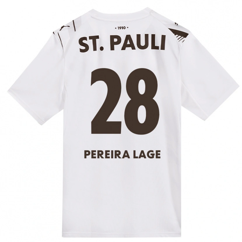 Danxen Mujer Camiseta Mathias Pereira Lage #28 Café Blanco Rojo 2ª Equipación 2026/27 La Camisa