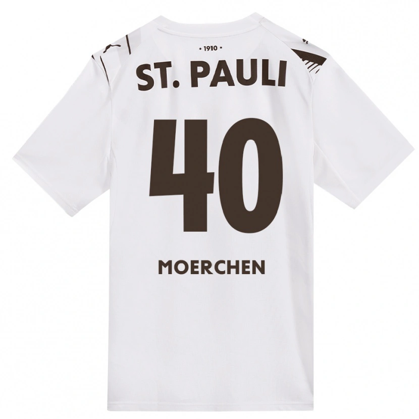 Danxen Mujer Camiseta Theo Moerchen #40 Café Blanco Rojo 2ª Equipación 2026/27 La Camisa