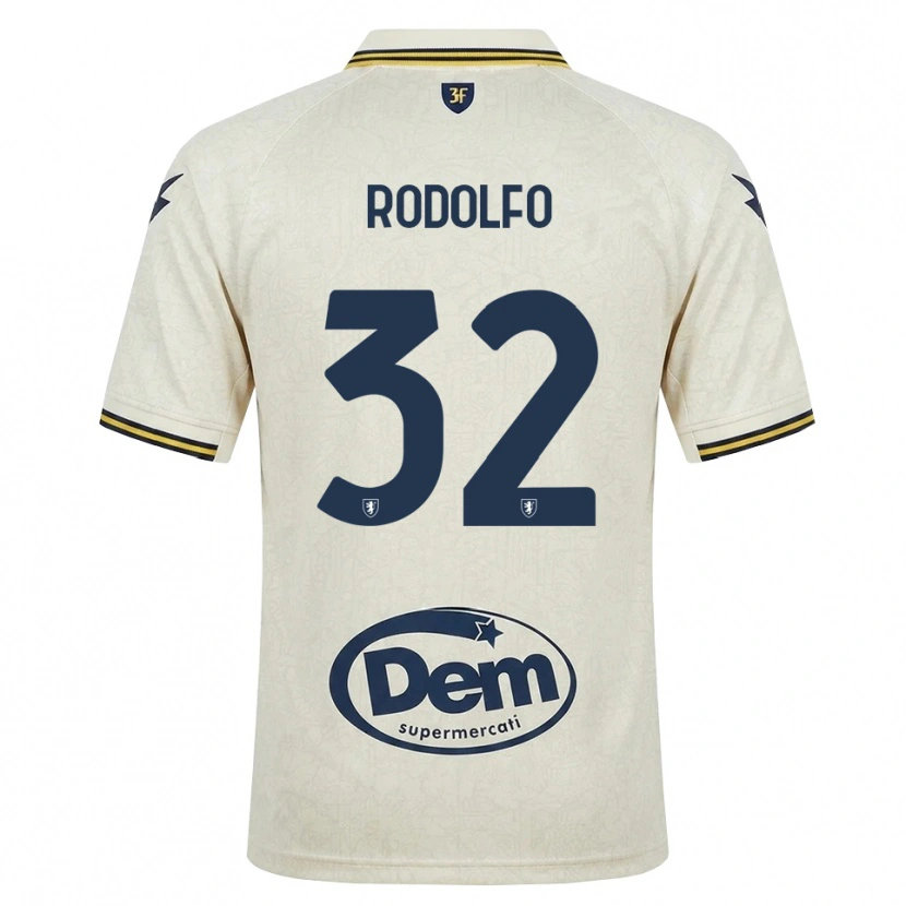 Danxen Mujer Camiseta Luca Rodolfo #32 Oldlace Amarillo Negro 2ª Equipación 2026/27 La Camisa