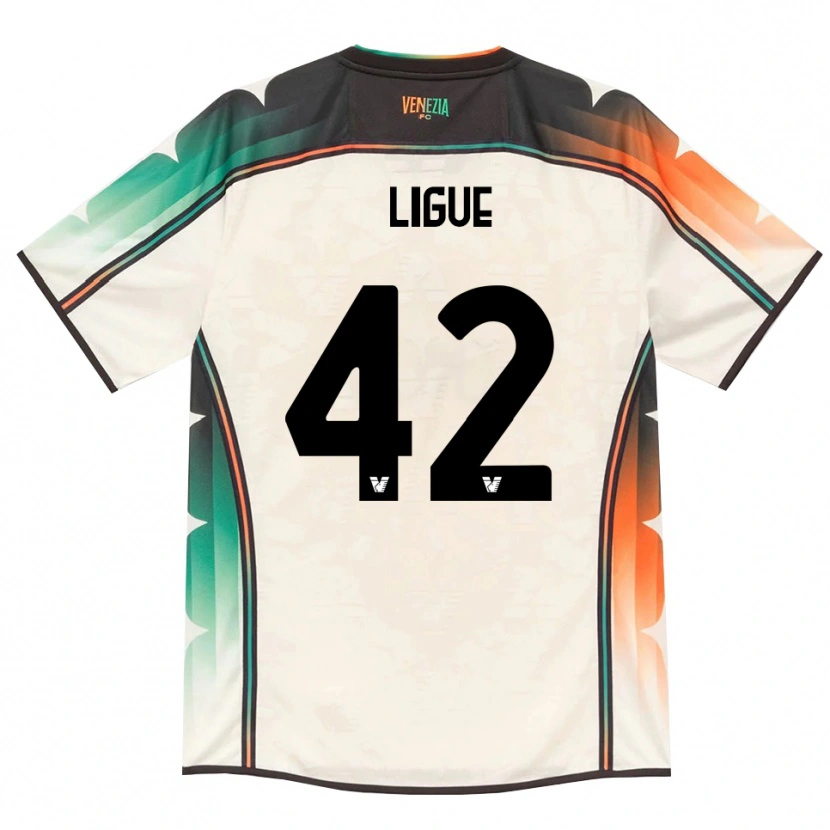 Danxen Mujer Camiseta Junior Ligue #42 Oldlace Naranja Verde 2ª Equipación 2026/27 La Camisa