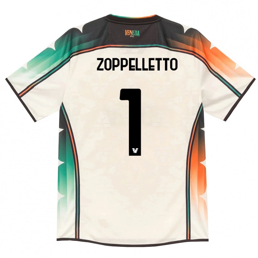 Danxen Mujer Camiseta David Zoppelletto #1 Oldlace Naranja Verde 2ª Equipación 2026/27 La Camisa
