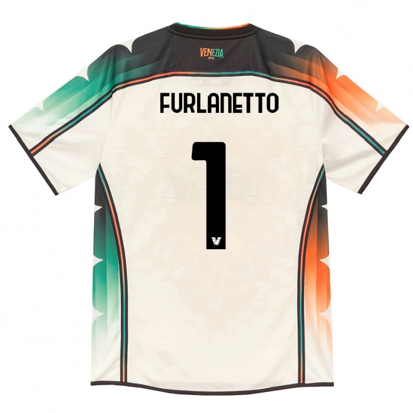 Danxen Mujer Camiseta Gabriele Furlanetto #1 Oldlace Naranja Verde 2ª Equipación 2026/27 La Camisa