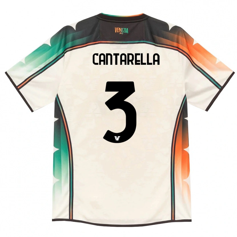 Danxen Mujer Camiseta Ilaria Cantarella #3 Oldlace Naranja Verde 2ª Equipación 2026/27 La Camisa