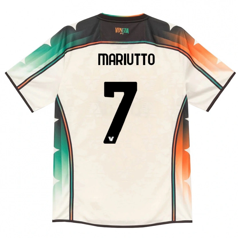 Danxen Mujer Camiseta Francesco Mariutto #7 Oldlace Naranja Verde 2ª Equipación 2026/27 La Camisa