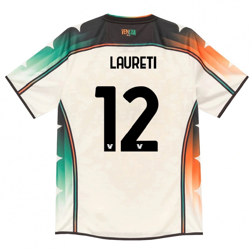 Danxen Mujer Camiseta Tommaso Laureti #12 Oldlace Naranja Verde 2ª Equipación 2026/27 La Camisa