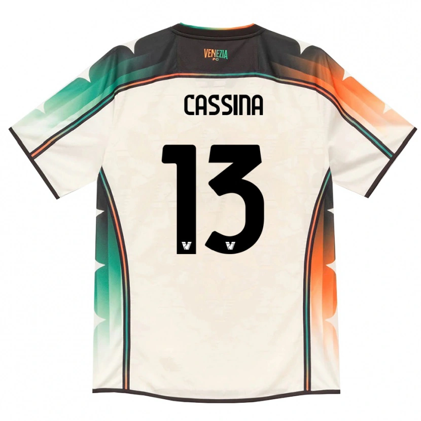 Danxen Mujer Camiseta Tommaso Cassina #13 Oldlace Naranja Verde 2ª Equipación 2026/27 La Camisa