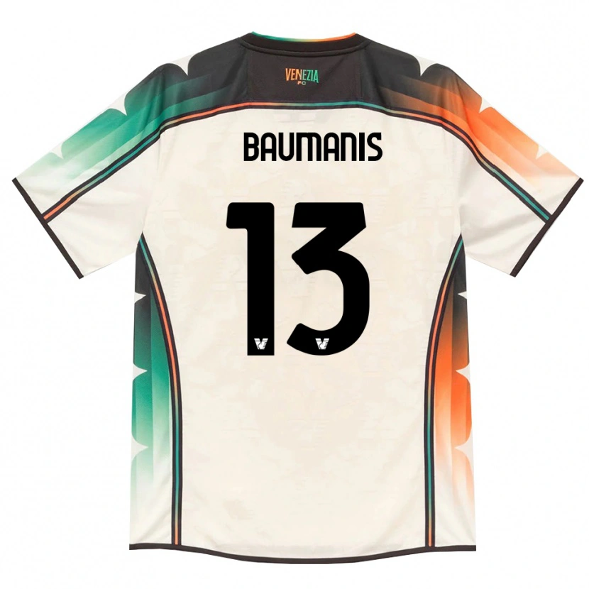 Danxen Mujer Camiseta Kristofers Baumanis #13 Oldlace Naranja Verde 2ª Equipación 2026/27 La Camisa