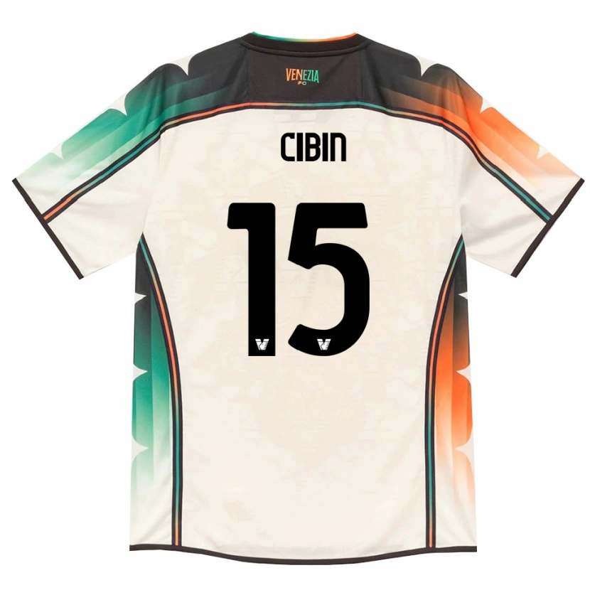 Danxen Mujer Camiseta Carlo Cibin #15 Oldlace Naranja Verde 2ª Equipación 2026/27 La Camisa