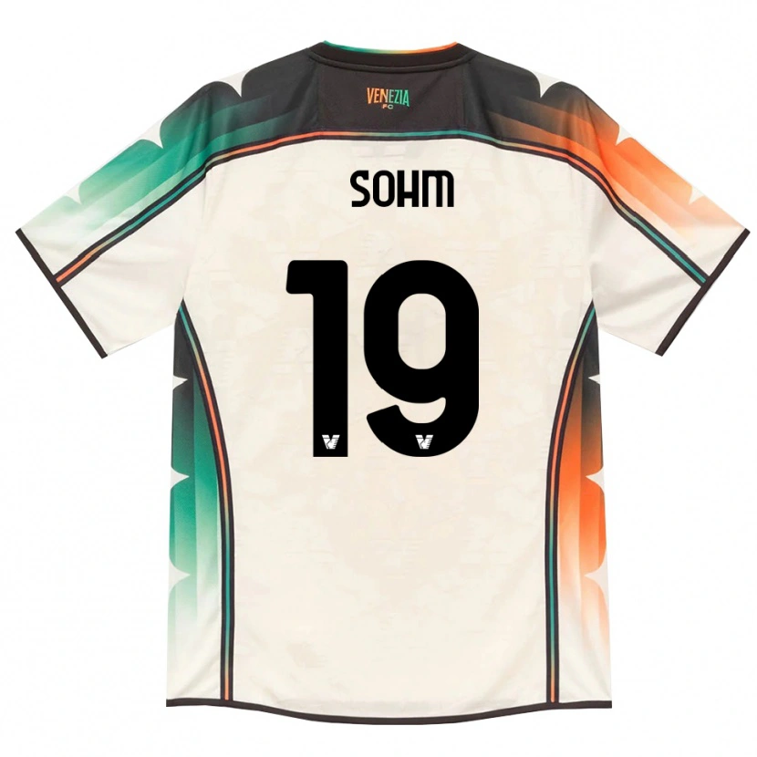 Danxen Mujer Camiseta Simon Sohm #19 Oldlace Naranja Verde 2ª Equipación 2026/27 La Camisa