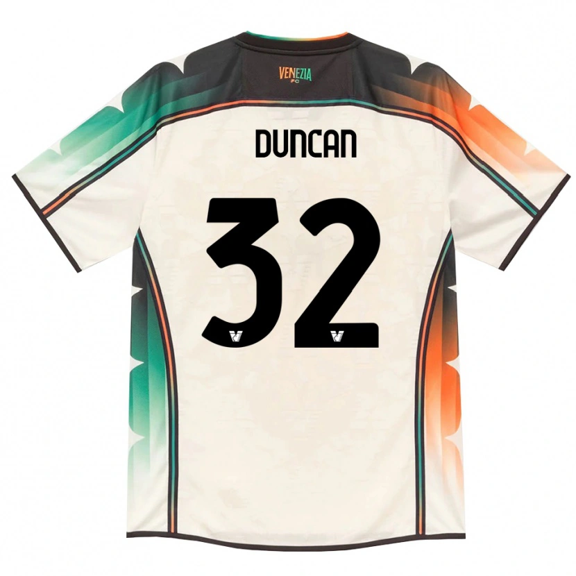 Danxen Mujer Camiseta Alfred Duncan #32 Oldlace Naranja Verde 2ª Equipación 2026/27 La Camisa