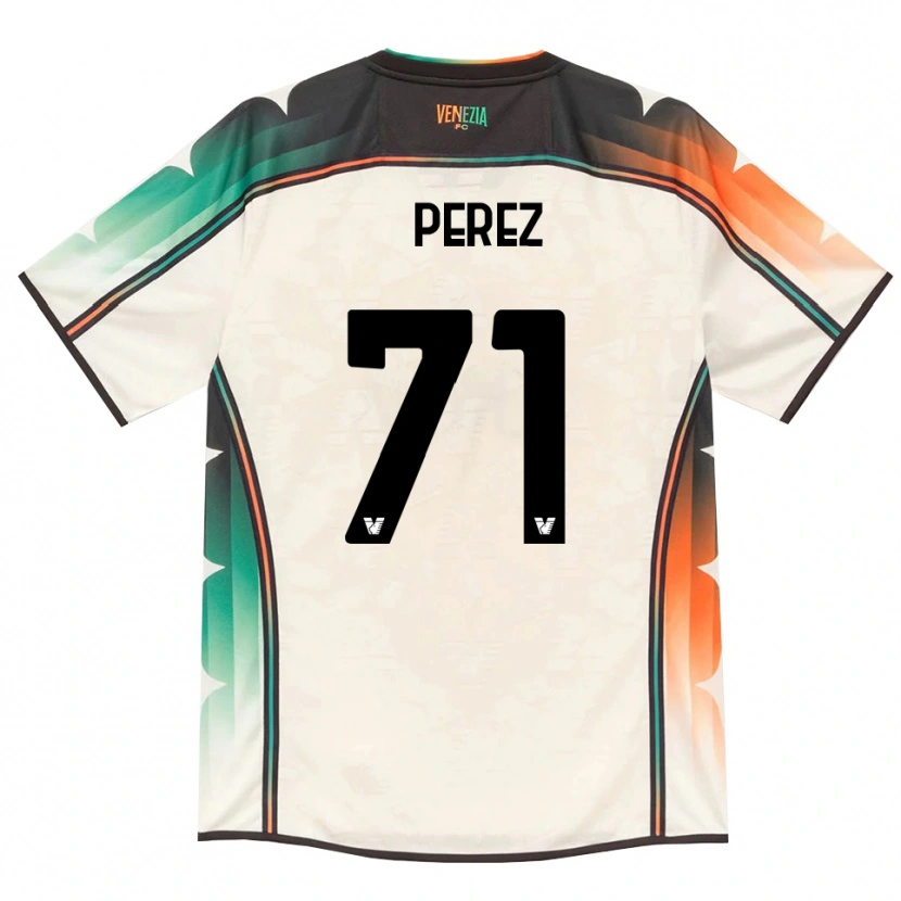 Danxen Mujer Camiseta Kike Pérez #71 Oldlace Naranja Verde 2ª Equipación 2026/27 La Camisa