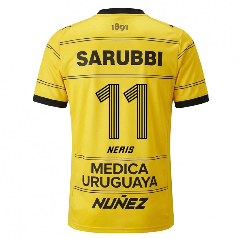 Danxen Mujer Camiseta José Neris #11 Amarillo Negro 2ª Equipación 2026/27 La Camisa