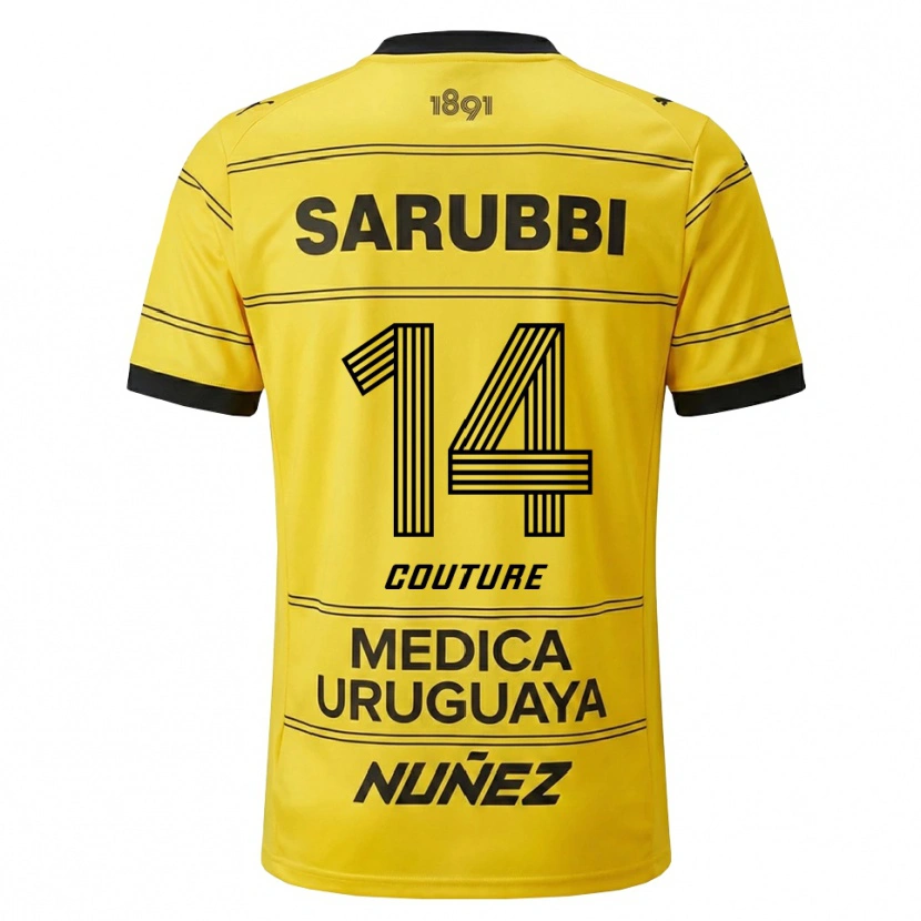 Danxen Mujer Camiseta Lorenzo Couture #14 Amarillo Negro 2ª Equipación 2026/27 La Camisa