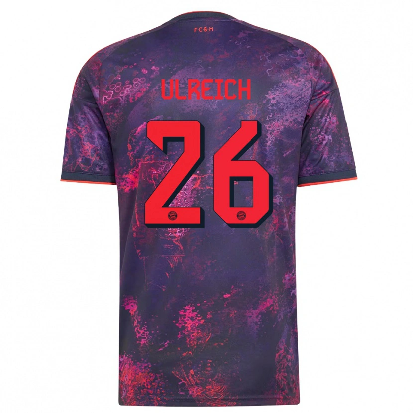Danxen Mujer Camiseta Sven Ulreich #26 Rojo Morado Equipación Tercera 2026/27 La Camisa
