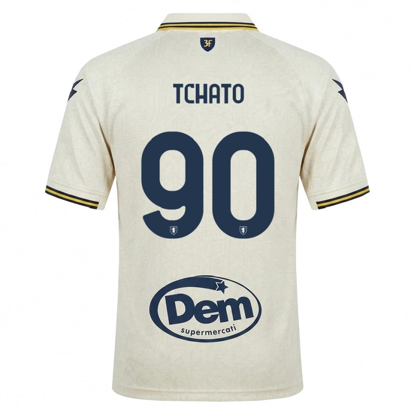 Danxen Mujer Camiseta Enzo Tchato #90 Oldlace Amarillo Negro 2ª Equipación 2026/27 La Camisa