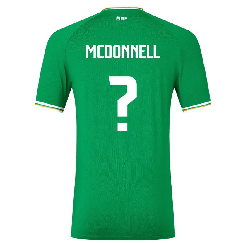Danxen Niño Camiseta Irlanda Grady Mcdonnell #0 Verde 1ª Equipación 24-26 La Camisa