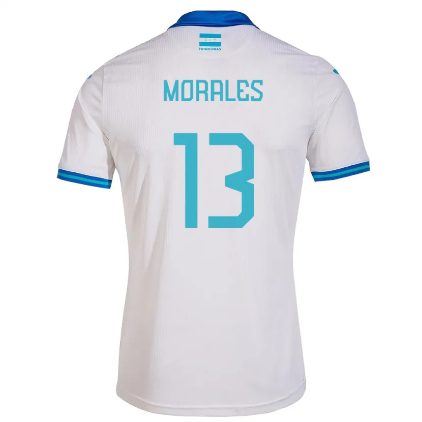 Danxen Niño Camiseta Honduras Maikol Morales #13 Blanco 1ª Equipación 24-26 La Camisa