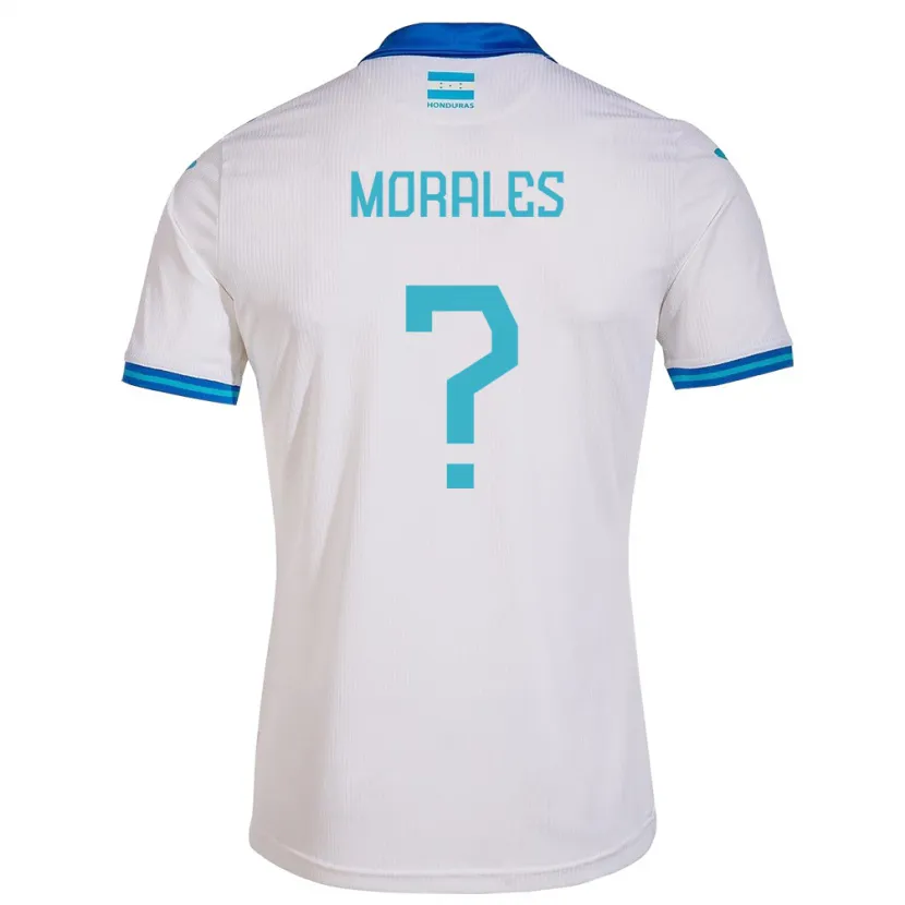 Danxen Niño Camiseta Honduras Melida Morales #0 Blanco 1ª Equipación 24-26 La Camisa