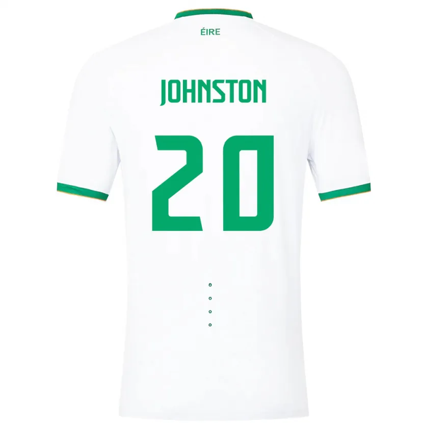 Danxen Niño Camiseta Irlanda Mikey Johnston #20 Blanco 2ª Equipación 24-26 La Camisa