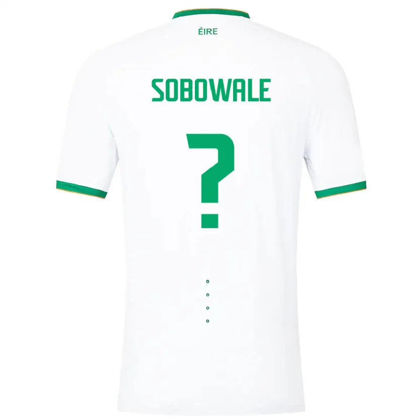 Danxen Niño Camiseta Irlanda Timi Sobowale #0 Blanco 2ª Equipación 24-26 La Camisa