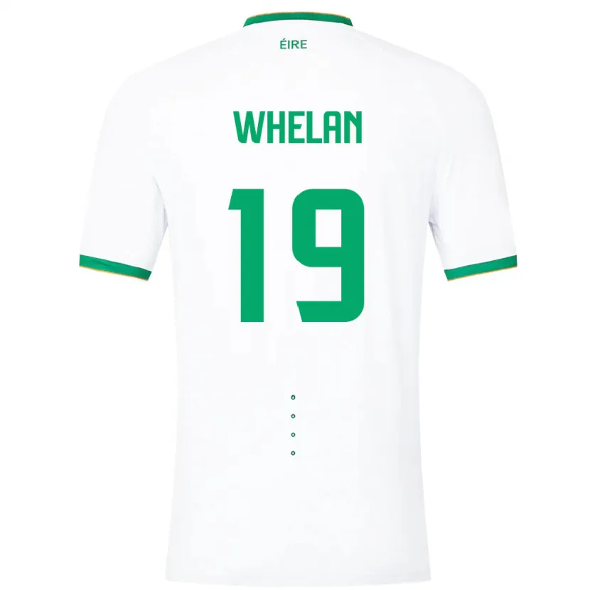 Danxen Niño Camiseta Irlanda Emily Whelan #19 Blanco 2ª Equipación 24-26 La Camisa