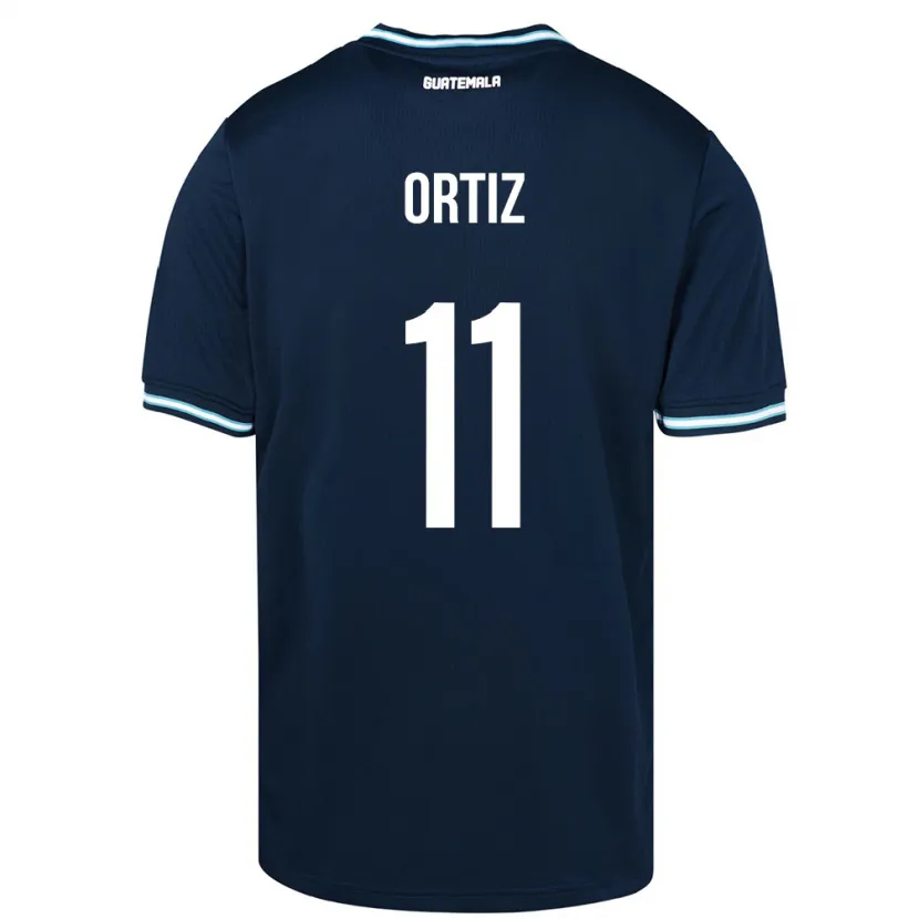 Danxen Niño Camiseta Guatemala Andersson Ortiz #11 Azul 2ª Equipación 24-26 La Camisa