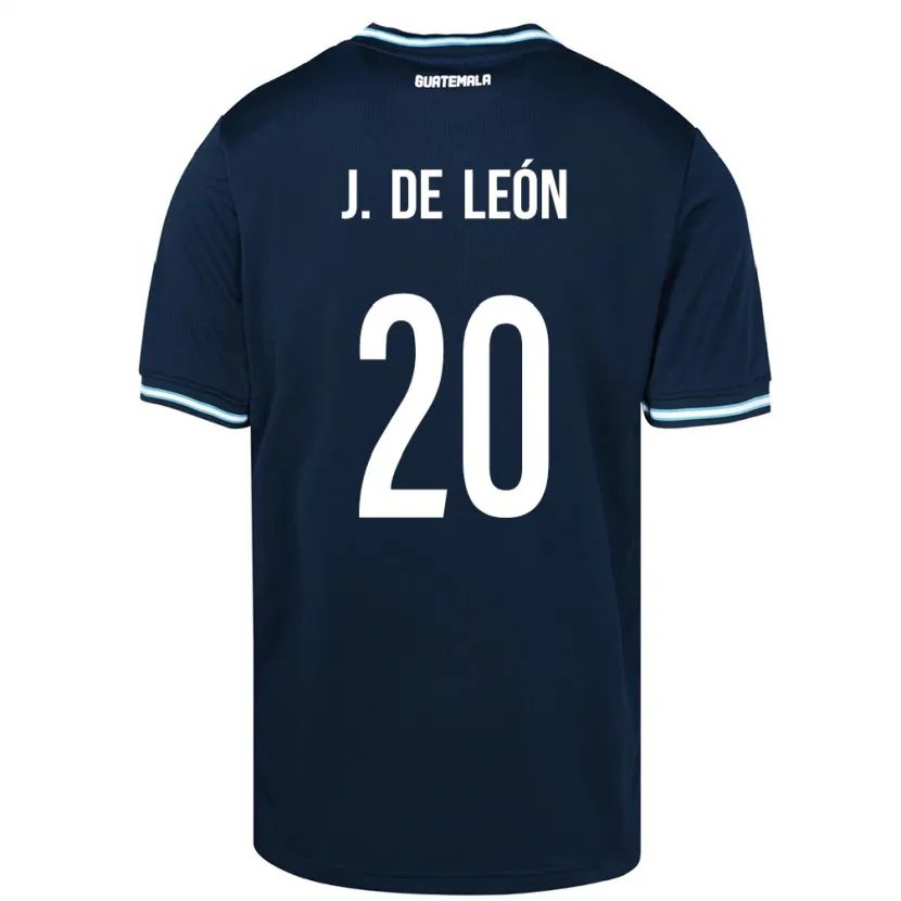 Danxen Niño Camiseta Guatemala Jorge De León #20 Azul 2ª Equipación 24-26 La Camisa
