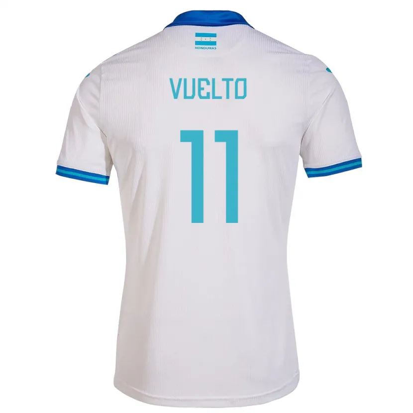 Danxen Hombre Camiseta Honduras Darixon Vuelto #11 Blanco 1ª Equipación 24-26 La Camisa
