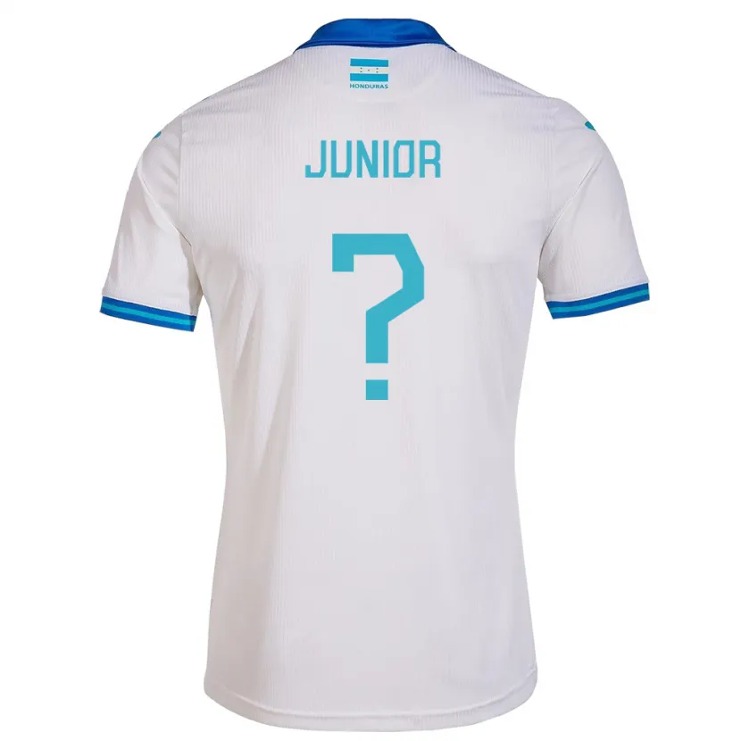 Danxen Hombre Camiseta Honduras Junior Mejía #0 Blanco 1ª Equipación 24-26 La Camisa