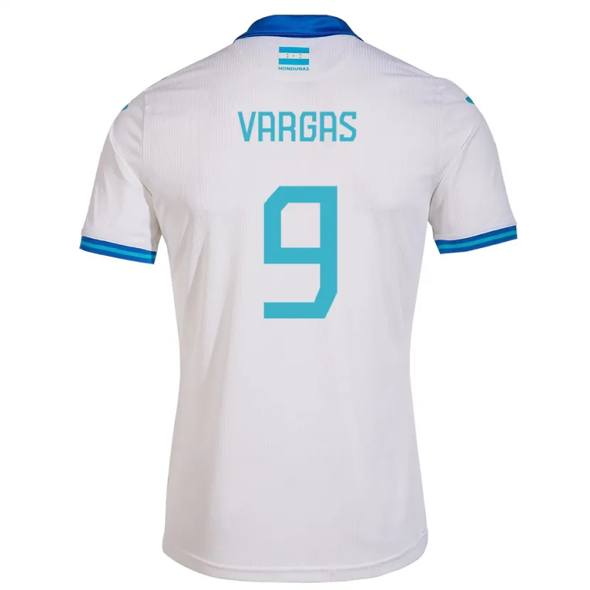 Danxen Hombre Camiseta Honduras Nayrobi Vargas #9 Blanco 1ª Equipación 24-26 La Camisa