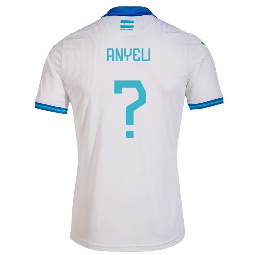 Danxen Hombre Camiseta Honduras Anyeli Rodriguez #0 Blanco 1ª Equipación 24-26 La Camisa