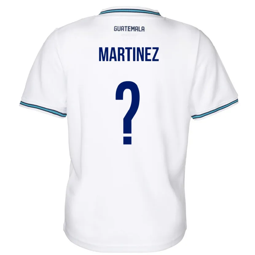 Danxen Hombre Camiseta Guatemala José Carlos Martinez #0 Blanco 1ª Equipación 24-26 La Camisa