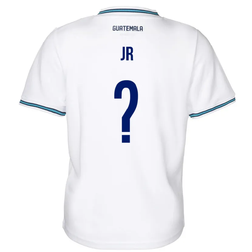 Danxen Hombre Camiseta Guatemala Marvin Ávila Jr #0 Blanco 1ª Equipación 24-26 La Camisa