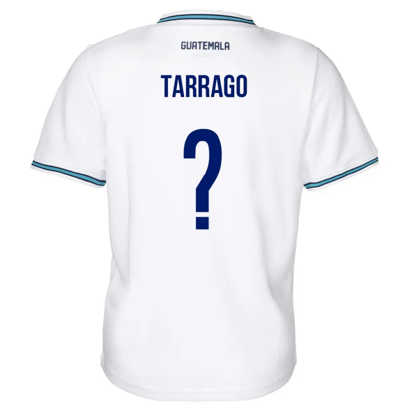 Danxen Hombre Camiseta Guatemala María Tarrago #0 Blanco 1ª Equipación 24-26 La Camisa